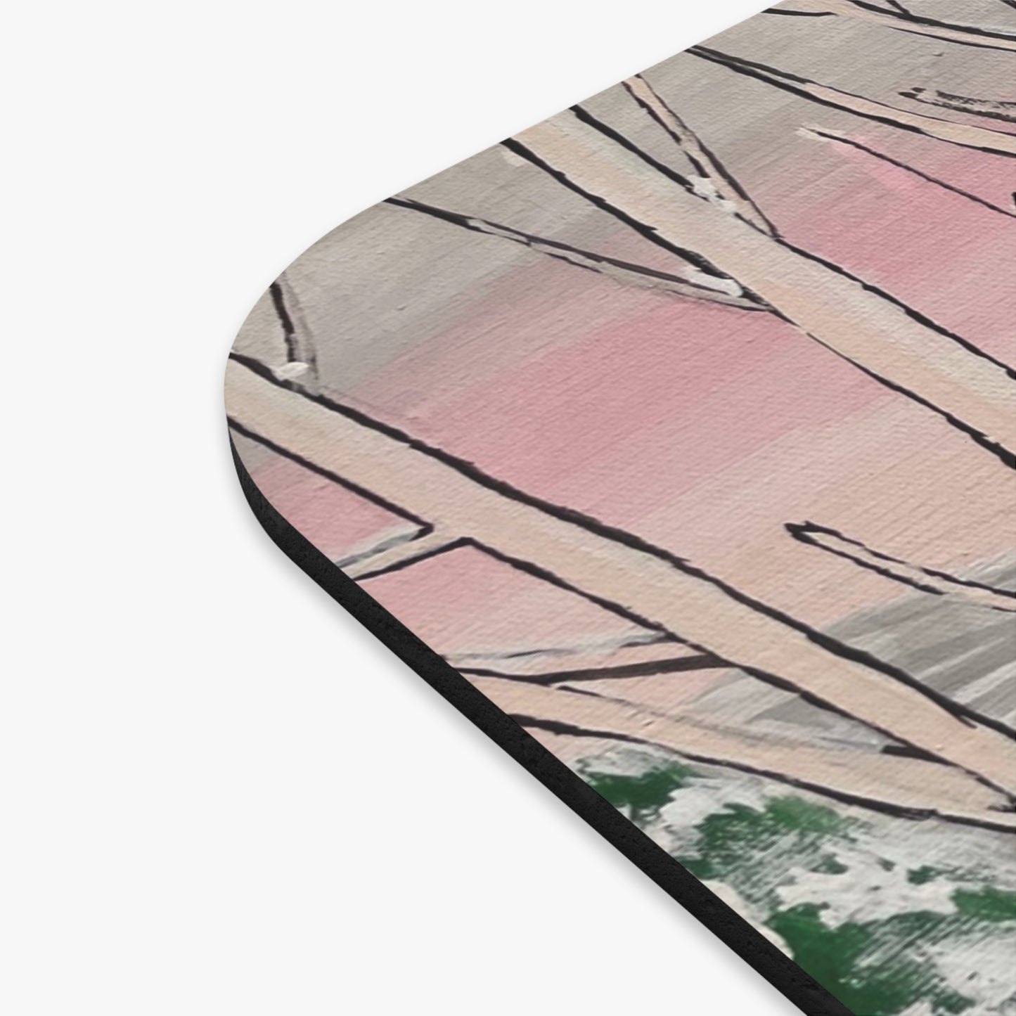 Winter Wonderland Mouse Pad, Cozy Desk Decor, Rustic Home Office Accessory, Gift for Nature Lovers, Seasonal Mousepad