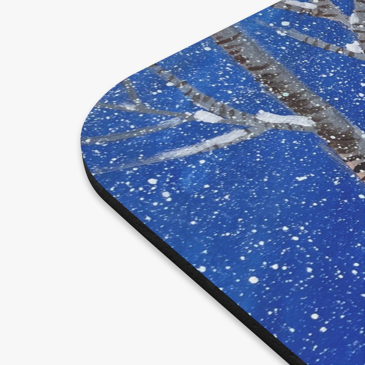 Winter Wonderland Mouse Pad, Cozy Office Decor, Snowy Landscape Desk Accessory, Perfect Holiday Gift, Winter Vibe Desk Mat