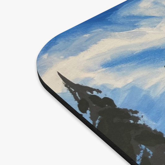 Mountain Landscape Mouse Pad, Rustic Desk Accessory, Nature-inspired Office Decor, Perfect Gift for Nature Lovers