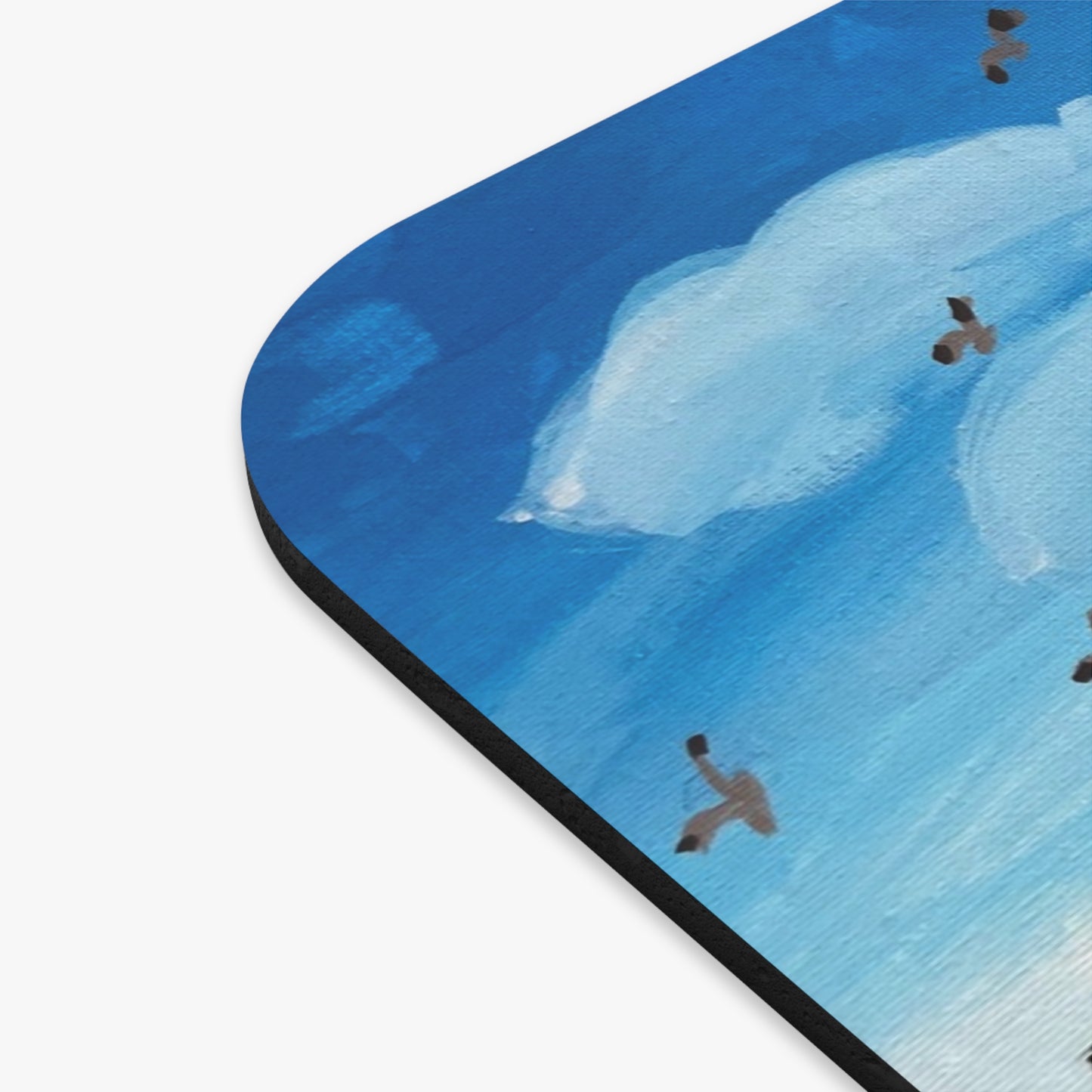 Tropical Beach Mouse Pad - Relaxing Ocean Vibes for Home Office, Gift for Beach Lovers, Unique Desk Accessories, Summer Decor