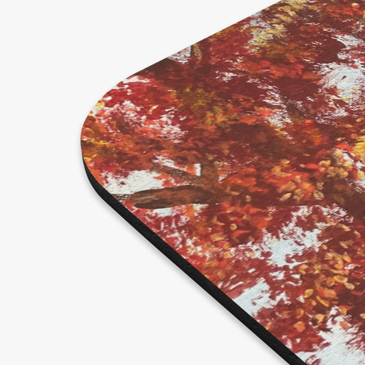Autumn Landscape Mouse Pad, Fall Decor, Office Accessories, Gifts for Nature Lovers, Autumn Themed Mouse Mat, Cozy Workspace