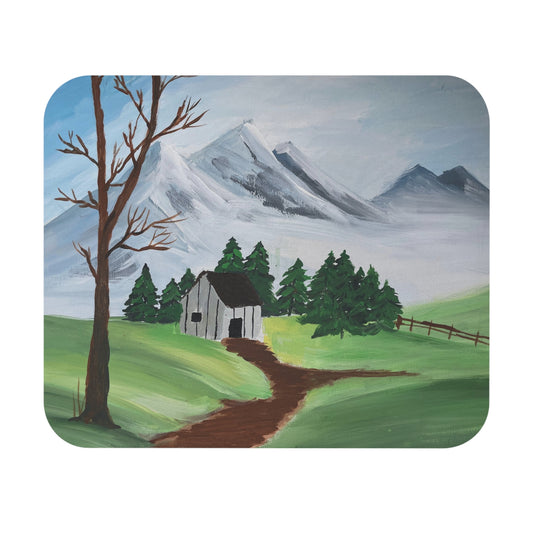 Scenic Landscape Mouse Pad, Nature Desk Accessory, Gift for Home Office, Rustic Decor, Perfect for Desk Setup